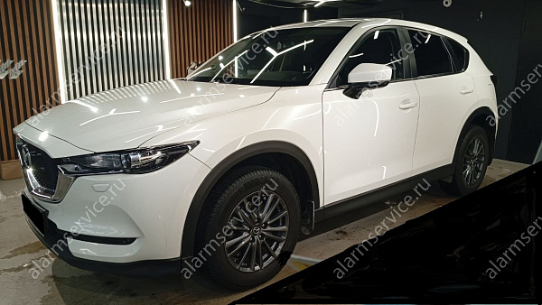 Оклейка полиуретановой пленкой фронтальной части Mazda CX-5